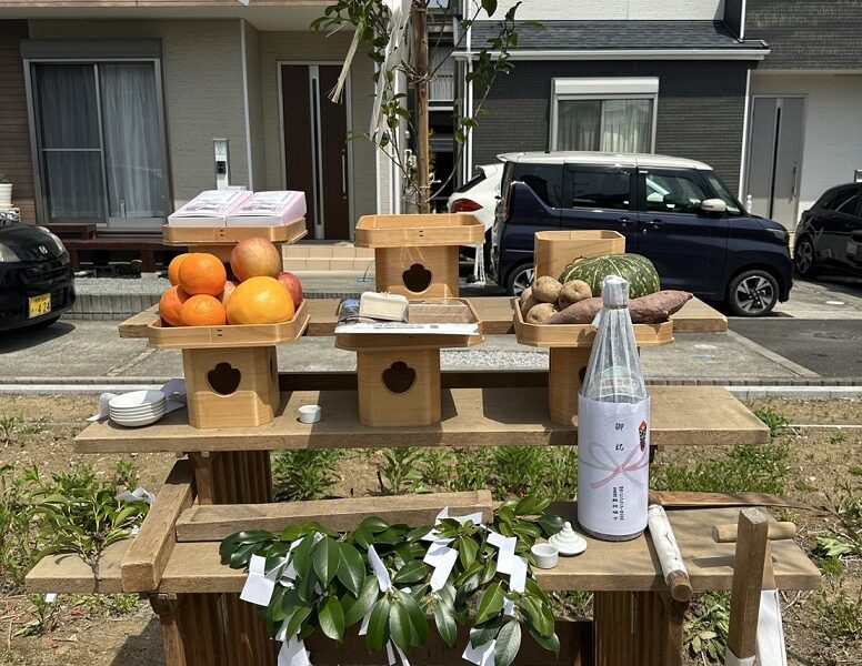 春の地鎮祭@解体コング
