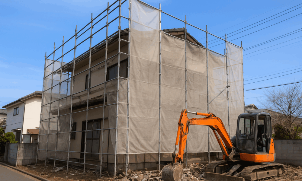 家の解体で足場は本当に必要？【神奈川県の解体コング】